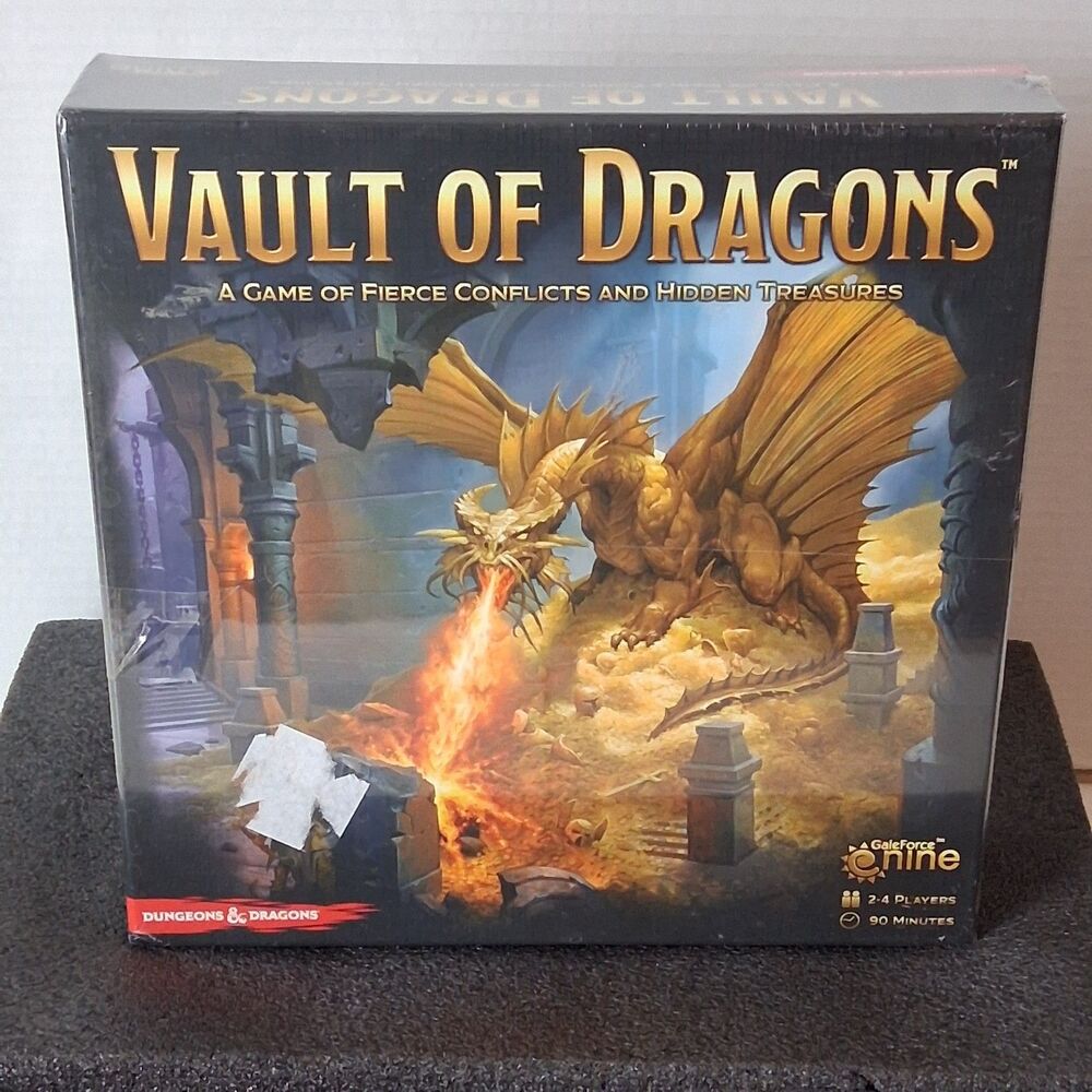 Vault Of Dragons Board Game Gale Force Nine D&D Dungeons & Dragons Role Play NEW